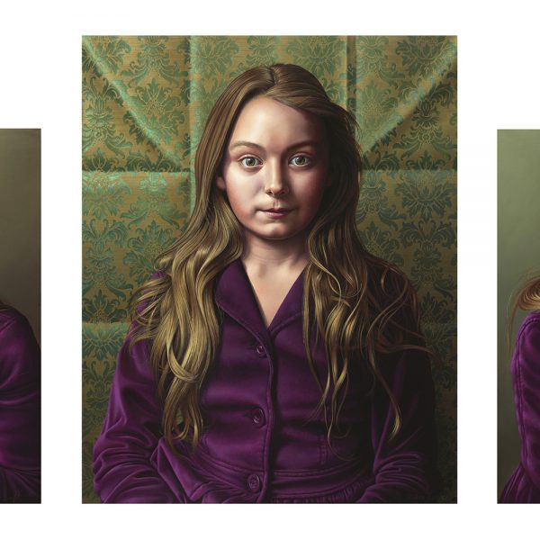 Miriam Escofet ‘Maddison’ Triptych Miriam Escofet 'Maddison' a portrait Triptych oil on linen over panel 40 x 30, 50 x 40, 40 x 30 cm