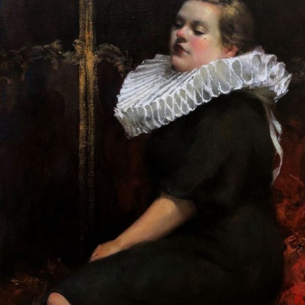 Nneka Uzoigwe ‘Lily-before-the-play’ Winner of the De Laszlo Prize for the best portrait by a young artist