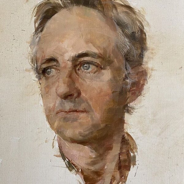 Martin Brooks ‘Luke’ A commissioned portrait painting of a man