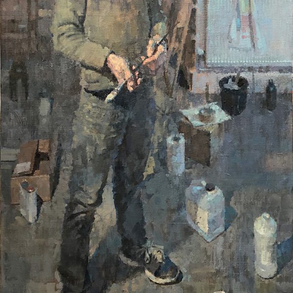 Bejamin Hope, Artist, a self portrait