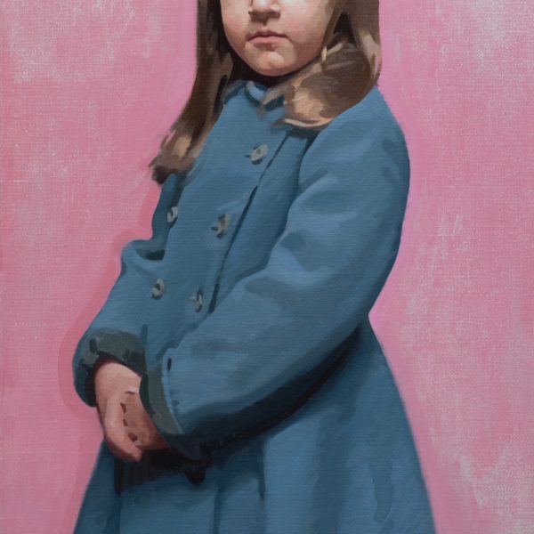 Jamie Routley Margot aged 3 in her Grandmother’s Coat