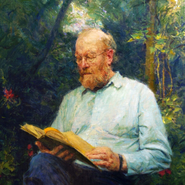 Kenny McKendry, ‘In a Ditchling Garden, Portrait of John Vernon Lord’