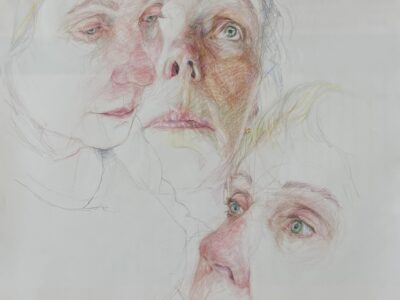 Annie Heyworth	
'Look Closely And You'll See My Father, Study My Face And You'll See My Mother's Eyes...', Coloured pencil
£1800
(100cm - 75cm Framed)