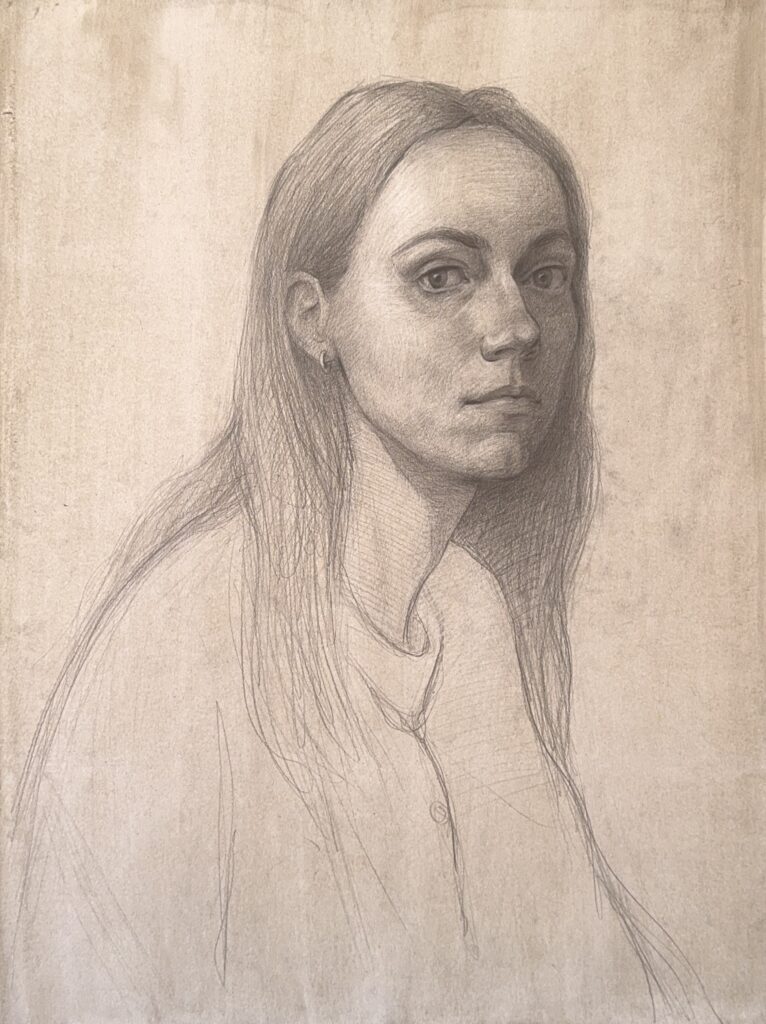 Celebrating one of four artists Anastasia Mironova for winning THE RP PURCHASE PRIZE