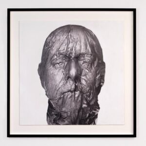 Ciaran Hughes - Self Portrait (Bin Liner As Death Mask)