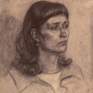 Michał Kowaluk - Portrait Of A Woman With Short Fringe